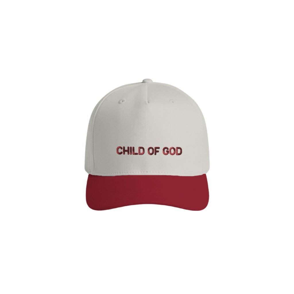 Child of God Dad Cap | Gorra Two-Tone Roja